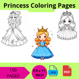 Princess Coloring Pages pdf printable
