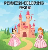 Princess Coloring Printable Book for Kids
