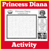 Princess Diana | England | London | Worksheet Activity