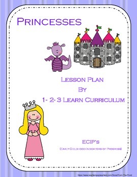 Preview of Princess Lesson Plan With ECIPs