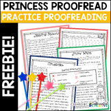 Princess Proofreading A Free Proofreading Activity