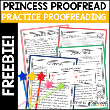 Preview of Princess Proofreading A Free Proofreading Activity