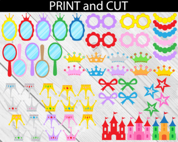 Princess - Props and Cutting Files Digital Files cod291c by HaHaHaArt