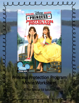Preview of Princess Protection Program Movie Worksheet