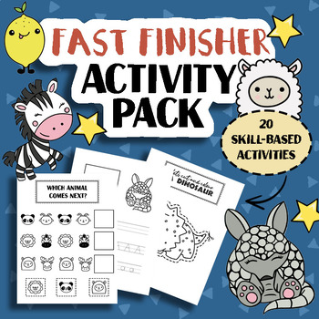 Preview of Time-Filler Activities for Fast Finishers & Classroom Downtime