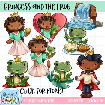The Princess and the Frog Clip Art