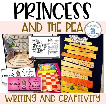 Preview of Princess and the Pea Craftivity and Writing Printables