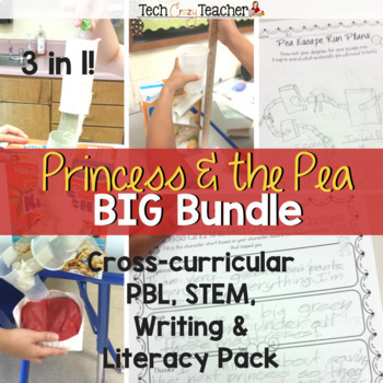 Preview of PBL, STEM, Literacy, & Writing: Princess and the Pea Bundle