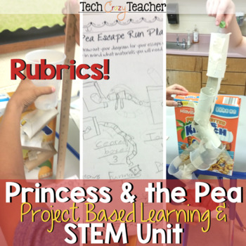 Preview of Project Based Learning with STEM: Princess and the Pea Marble Run