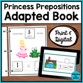 Princess Prepositions Adaptive Book for Special Education 