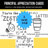 Principal Appreciation Day Cards- 8 Different Cards to Use!