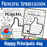 Principal Appreciation Day Cards - Happy Thank You Colorin