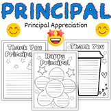 Principal Appreciation Day - Happy Thank You Coloring Page