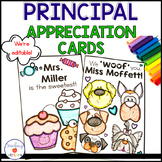 Principal Appreciation Greeting Cards- Editable!