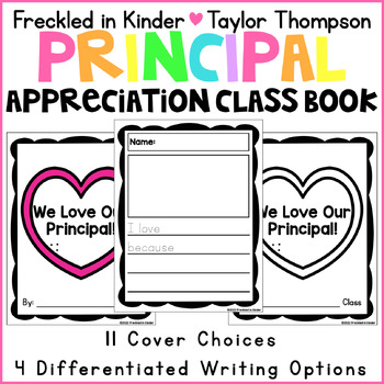 Preview of Principal Appreciation Day Opinion Class Book