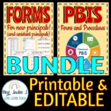 Principal Forms for PBIS and ALL Forms You Will EVER Need!