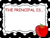 Principal In Out Sign
