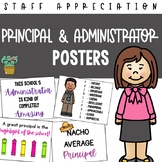 Principal and Administrator Staff Appreciation Posters