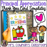 Principal and Assistant Principal Appreciation Thank You Cards