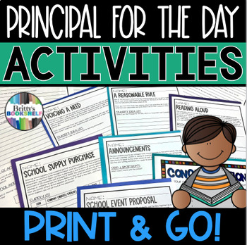 Preview of Principal for the Day Activities