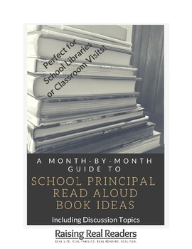 Preview of Principal or Guest Reader Monthly Guide of Book Ideas