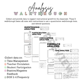 Analysis Walkthrough Forms for Principals/Assistant/Instru