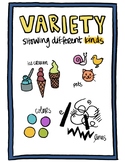 Principle of Design Poster: Variety