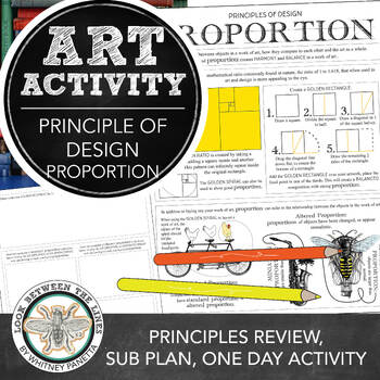 Proportion, Principles of Design Visual Art Mini Lesson | TpT