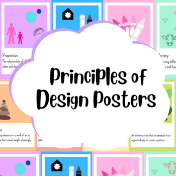 Principles Of Design Posters by misswittandartists | TPT
