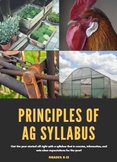 Principles of Agriculture AgriScience Syllabus-Editable