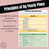 Principles of Agriculture Pacing Guide