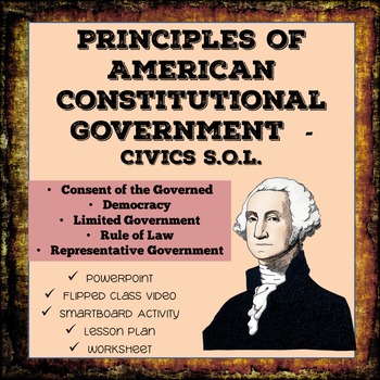 Preview of Principles of American Constitutional Government 3.1 EOC & Civics SOL