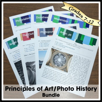 Preview of Principles of Art: History, Photographers, and Student Responses