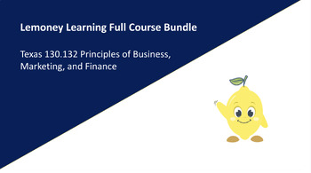 Preview of Principles of Business, Marketing, and Finance Full-Course Bundle (TEKS aligned)
