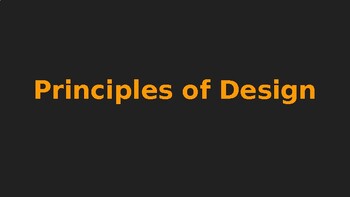 Preview of Principles of Design