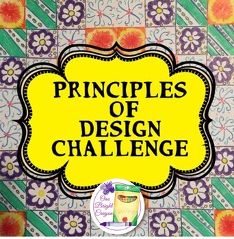 Preview of Principles of Design Challenge – Art Lessons with Handouts and Activities