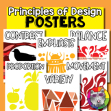 Principles of Design Classroom Posters and Décor for Art C