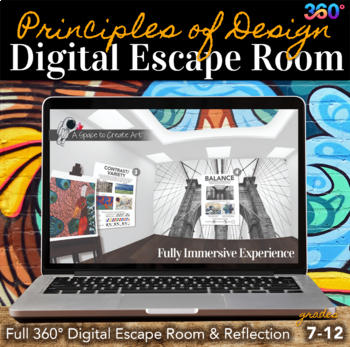 Preview of Principles of Design Escape Room- Visual Art Digital Escape Room