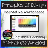 Principles of Design Interactive Google Slide Worksheet Bu