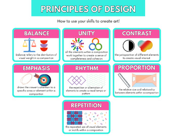 Principles of Design Poster by Valerie Gallery | TPT