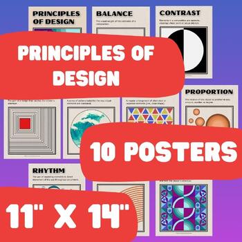 Preview of Principles of Design Posters - 11"x14" - digital download