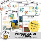 Principles of Design Posters 18"x24" & Letter size English
