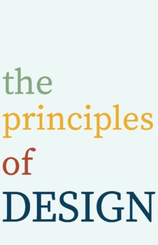 Preview of Principles of Design Posters