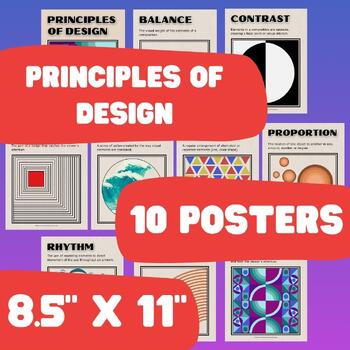 Preview of Principles of Design Posters - 8.5"x11" - digital download