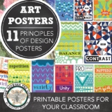 Principles of Design Posters Set: Art Classroom Printable 