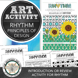 Principles of Design Rhythm Activity, Elementary Art Fast 