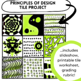 Principles of Design Tile Art Project