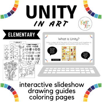 Preview of Principles of Design Unity in Art Interactive Slideshow