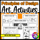 Principles of Design Worksheets & Activities for Elementar