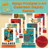 Principles of Design in Art Display Posters